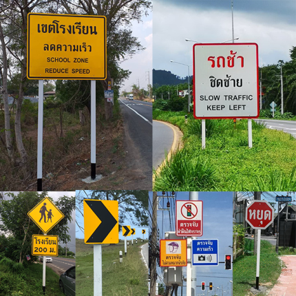 Regulatory signs And Warning signs